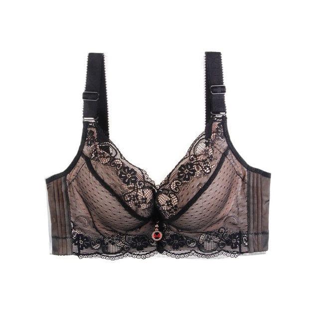 "Add Two Cups" Lace Underwire Padded Push Up Bralette