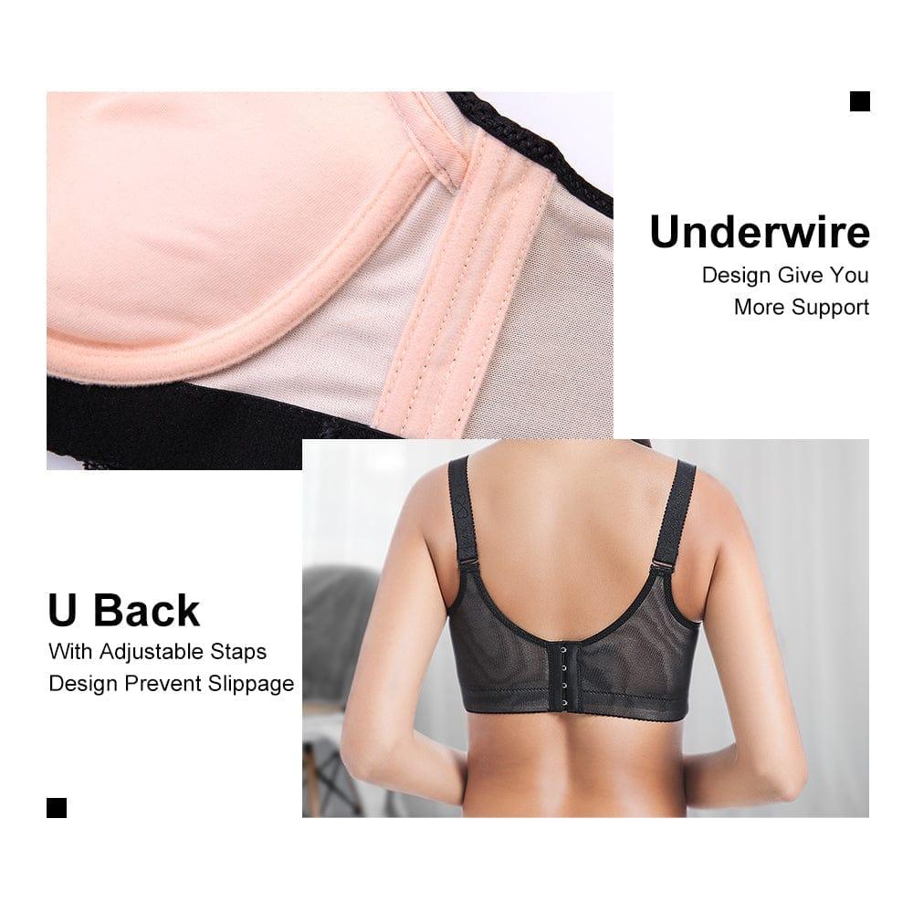 "Add Two Cups" Lace Underwire Padded Push Up Bralette