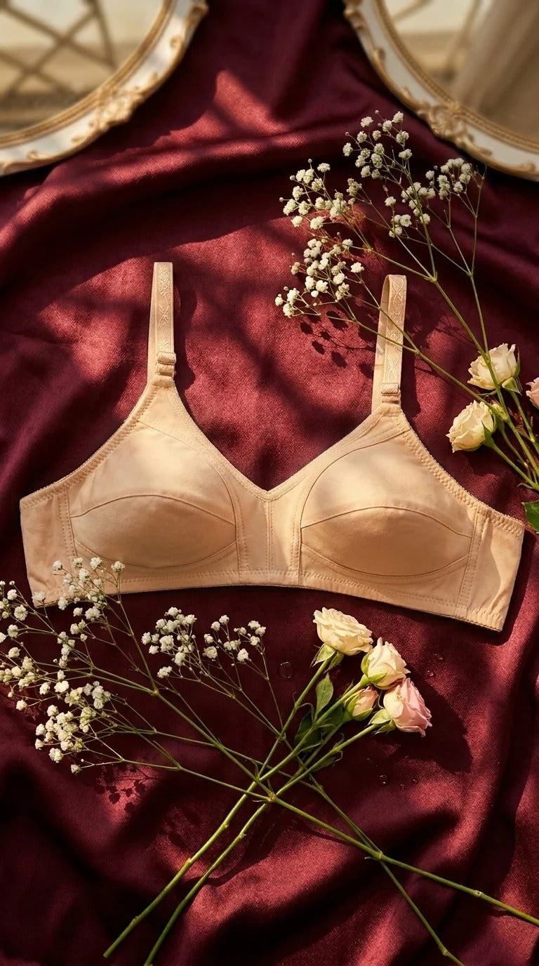 pack of 3 Skin Cotton Bra For Women LB5408